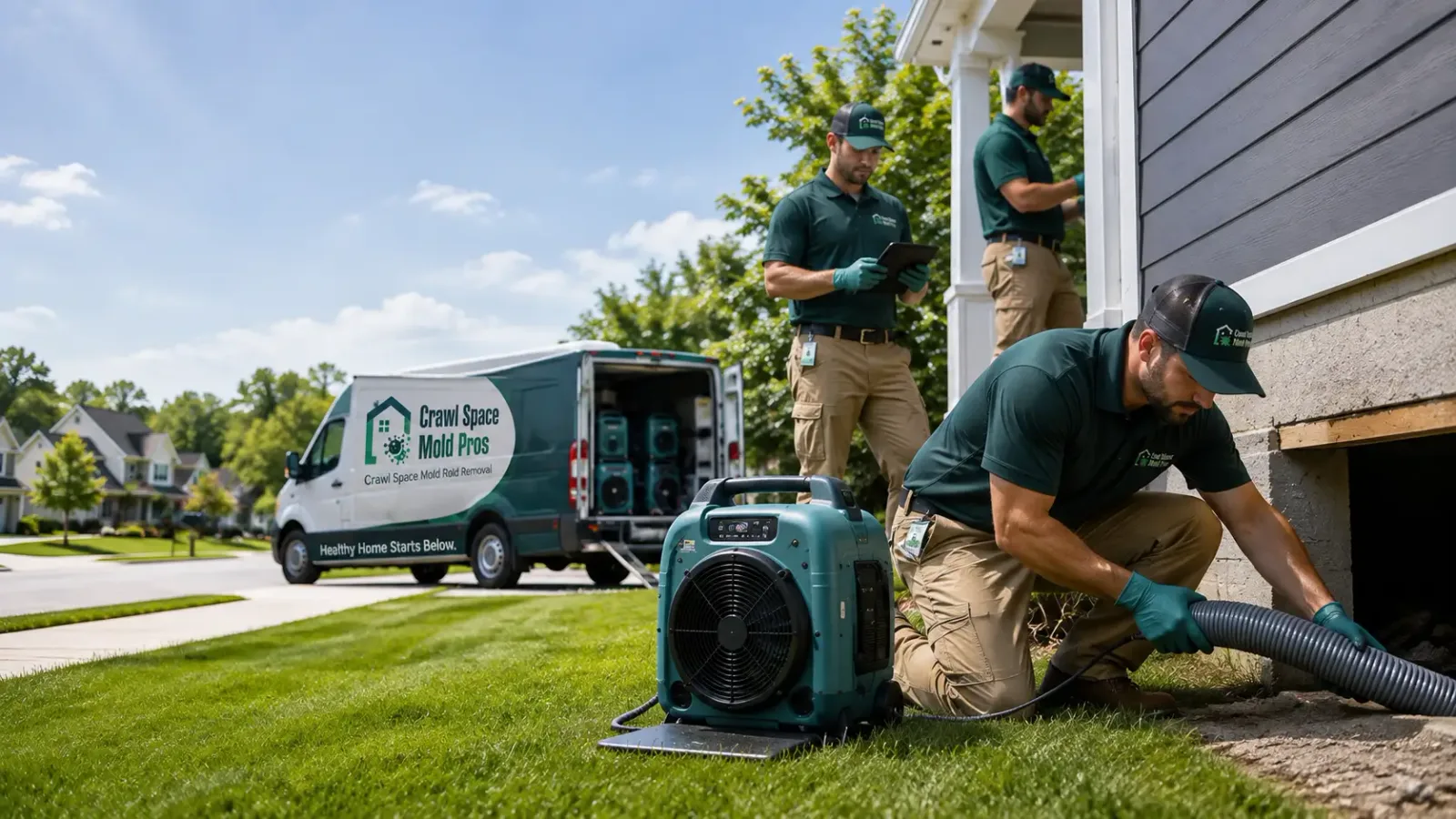 Crawl Space Mold Removal in Post Falls, ID